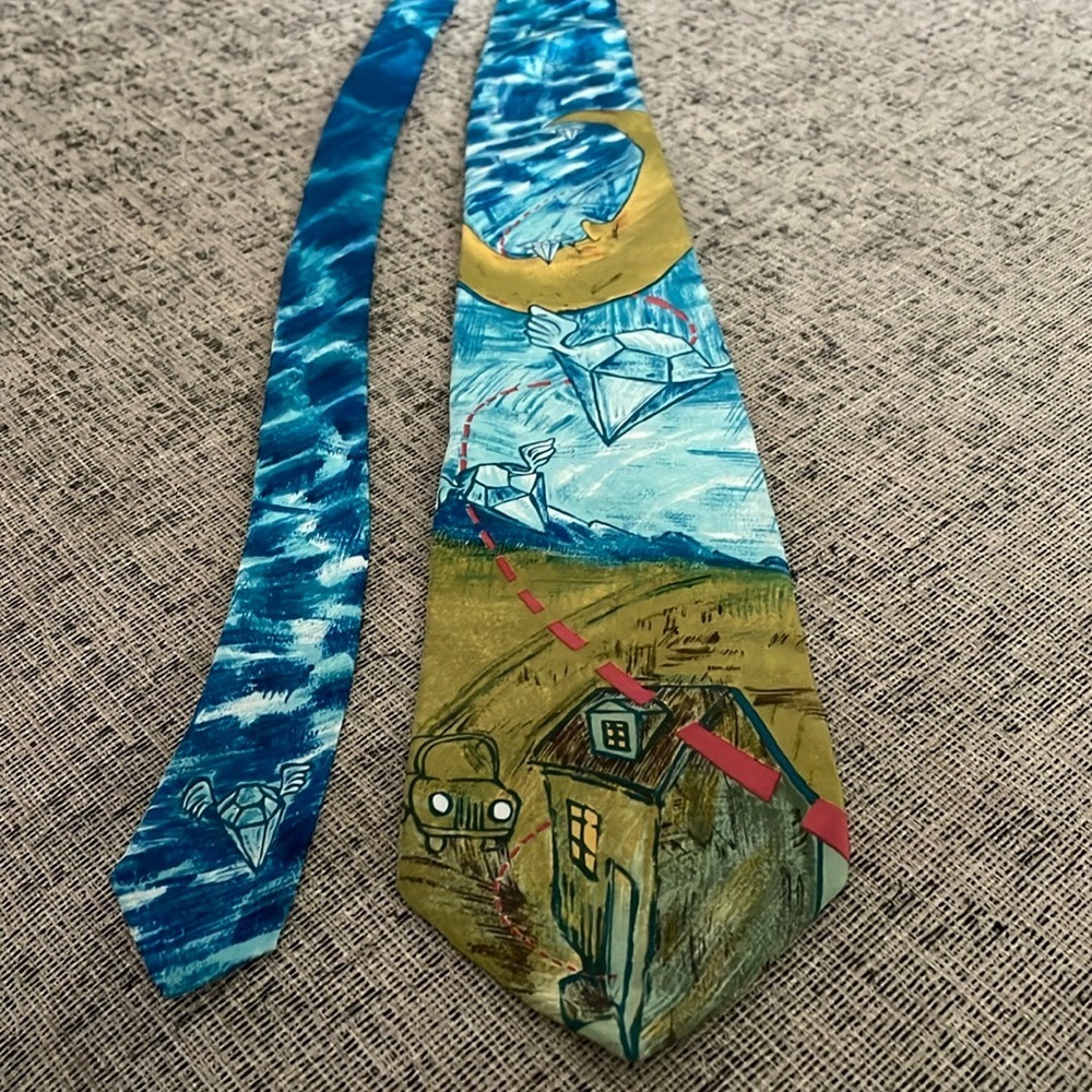 Vintage NWT Beatles “Lucy In‎ The Sky with Diamonds” Silk Tie